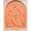 Immagine di Tavole Via Crucis 14 o 15 Stazioni 50x36 cm terracotta Robbiana