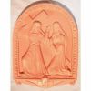 Immagine di Tavole Via Crucis 14 o 15 Stazioni 50x36 cm terracotta Robbiana