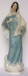 Imagen de Estatua Nuestra Señora de Medjugorje cm 60 (23,6 in) Cerámica vidriada de Deruta pintada a mano
