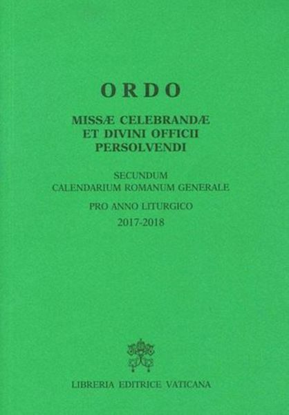 Picture of ORDO Missae Celebrandae et Divini Officii Presolvendi 2017-2018