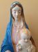 Immagine di Statua Madonna con Bambino cm 70 (27,6 in) Ceramica invetriata di Deruta dipinta a mano