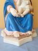 Immagine di Statua Madonna con Bambino 70 cm ceramica Deruta dipinta
