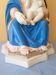 Immagine di Statua Madonna con Bambino cm 70 (27,6 in) Ceramica invetriata di Deruta dipinta a mano