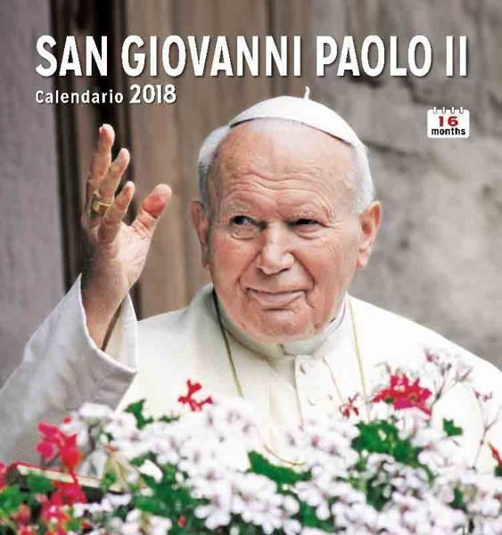 Picture of St. Johannes Paul II Wand-kalender 2017/2018 cm 31x33