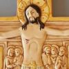 Imagen de Crucifijo de San Damián de pared 56x41 cm cerámica Deruta 