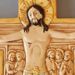 Imagen de Crucifijo de Pared Cruz de San Damián cm 56x41 (22x16,1 in) en Cerámica de Deruta (Italia) 