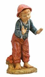 Picture of Baby Shepherd cm 125 (50 Inch) Fontanini Nativity Statue for Outdoor use, hand painted Resin
