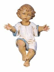 Picture of Baby Jesus cm 65 (27 Inch) Fontanini Nativity Statue for Outdoor use, hand painted Resin