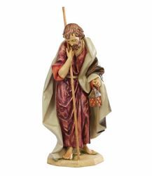 Immagine di San Giuseppe cm 85 (34 Inch) Presepe Fontanini Statua per Esterno in Resina dipinta a mano