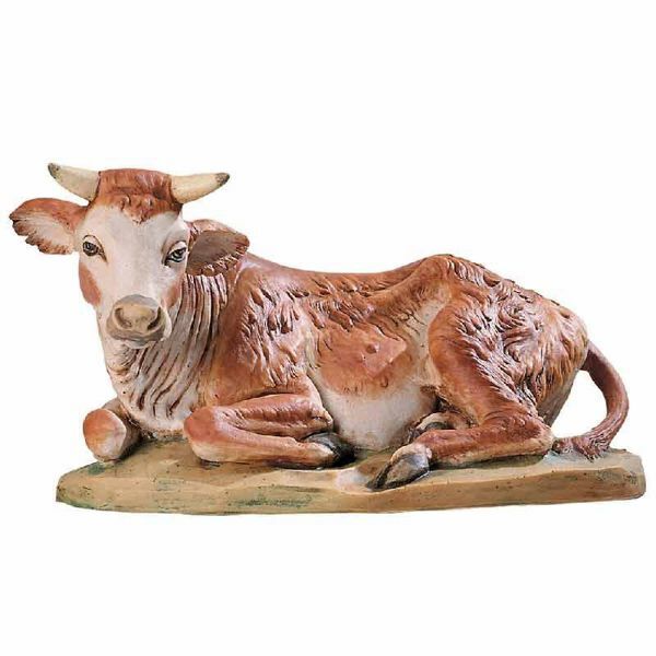 Picture of Ox cm 85 (34 Inch) Fontanini Nativity Statue for Outdoor use, hand painted Resin