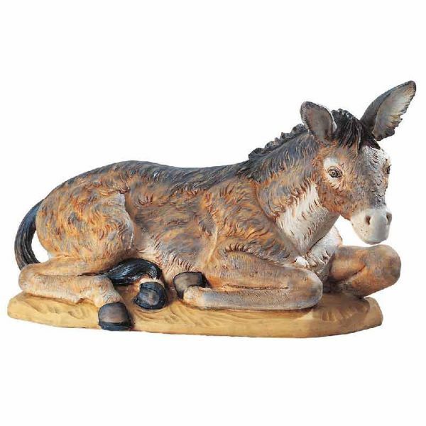Picture of Donkey cm 125 (50 Inch) Fontanini Nativity Statue for Outdoor use, hand painted Resin