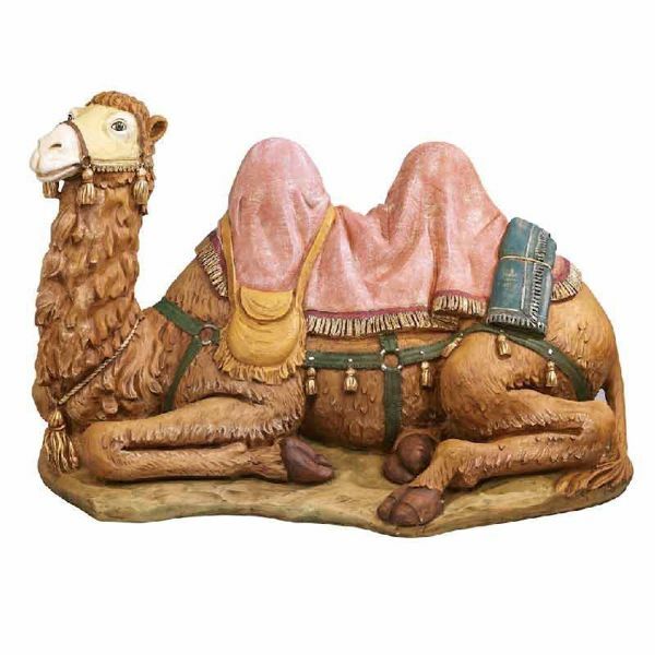 Immagine di Cammello seduto Presepe Fontanini 125 cm resina grande da esterno