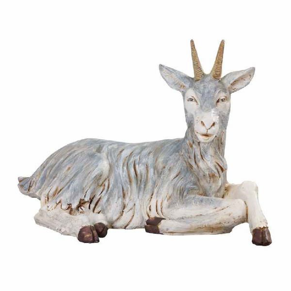 Picture of Sitting Goat cm 125 (50 Inch) Fontanini Nativity Statue for Outdoor use, hand painted Resin