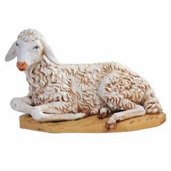 Picture of Sitting Sheep cm 125 (50 Inch) Fontanini Nativity Statue for Outdoor use, hand painted Resin