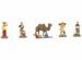 Picture of 21 Shepherds and Camel Set cm 3,5 (1,4 inch) Landi Moranduzzo Nativity Scene in PVC, Neapolitan style