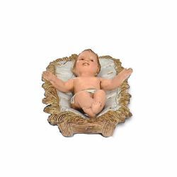 Immagine di Gesù Bambino cm 10 (3,9 inch) Presepe Landi Moranduzzo in PVC stile Napoletano