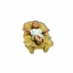 Immagine di Gesù Bambino cm 8 (3,1 inch) Presepe Landi Moranduzzo in PVC stile Napoletano