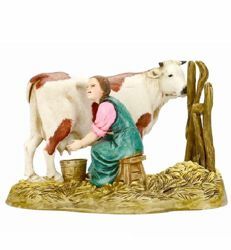 Picture of Milkmaid Set cm 10 (3,9 inch) Landi Moranduzzo Nativity Scene in PVC, Neapolitan style