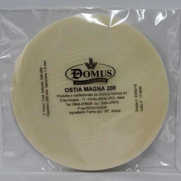 Picture of Magna Host diam. 200 mm (7,9 inch), h. 1,4 mm, 5 pcs Communion Bread