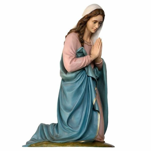 Imagen de María Pesebre artesanal grande Landi 160 cm fibra de vidrio tamaño real para exterior