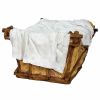 Picture of Cradle Landi Nativity 160 cm (63 inch) life size outdoor fiberglass crystal eyes
