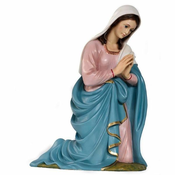 Picture of Mary Lando Landi Nativity 100 cm (39 inch) large outdoor fiberglass crystal eyes