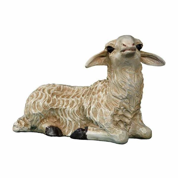 Picture of Sheep Lando Landi Nativity 100 cm (39 inch) large outdoor fiberglass crystal eyes