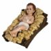 Picture of Baby Jesus 65 cm (25,6 inch) Lando Landi Nativity Scene in fiberglass FOR OUTDOORS with crystal eyes