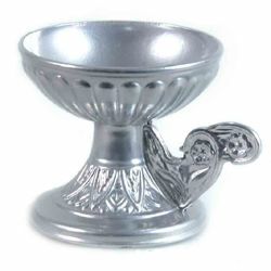 Picture of Liturgical Censer diam. cm 7,5 (3 inch) silver color grain incense burner