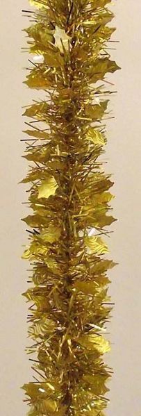 Picture of Golden Christmas Garland 10 m (395 inch) Made in Italy PVC