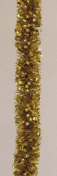 Picture of Golden Christmas Garland 10 m (395 inch) Made in Italy PVC