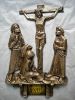 Immagine di Tavole Via Crucis medie 14 Stazioni 24x30 cm nuova liturgia ottone