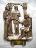 Immagine di Tavole Via Crucis piccole 14 Stazioni 16x20 cm nuova liturgia ottone