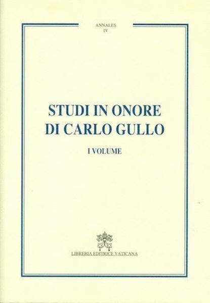 Imagen de Studi in onore di Carlo Gullo