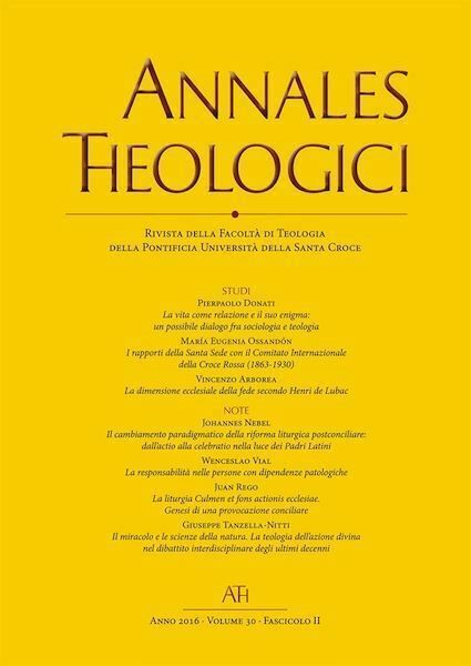 Immagine di Annales Theologici - Abbonamento 2019