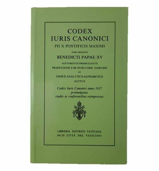 Picture of Codex Iuris Canonici Anno 1917 Pii X Pontificis Maximi Iussu Digestus Benedicti Papae XV Auctoritate Promulgatus