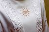 Picture of Girls First Communion Dress with scapular and macramè