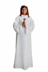 Picture of ECONOMY First Communion Alb boys girls Raglan sleeve Polyester Tunic