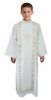 Picture of Flared Boys Communion Tunic with golden trim scapular and Chalice