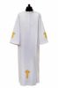 Imagen de Alba sacerdotal pliegues y Cruz bordada mezcla algodón