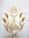 Picture of Liturgical Chasuble Chalice Corn Grapes Polyester Ivory Violet Red Green