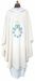 Picture of Marian Liturgical Chasuble Daisies fine Polyester Ivory Violet Red Green