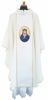 Picture of Ivory Marian Chasuble | Roll collar | Printed | Polyester