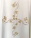 Picture of Liturgical Chasuble lateral embroidery and Cross Wool blend Ivory Violet Red Green