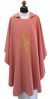 Picture of Chasuble | Square roll collar | Colored stones | Cross | Polyester