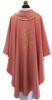 Picture of Chasuble | Square roll collar | Colored stones | Cross | Polyester