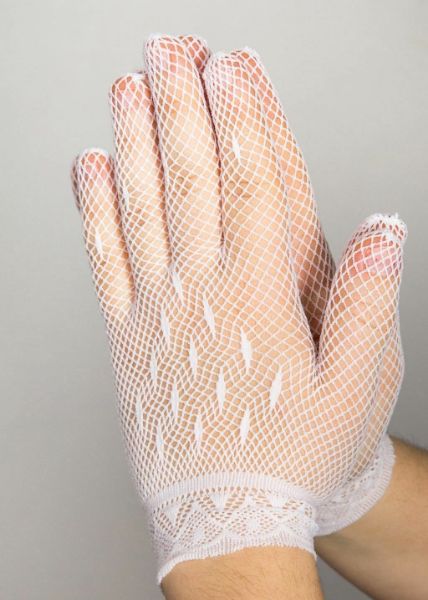 Picture of First Communion white gloves for girls
