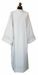 Immagine di Camice Sacerdotale bianco merletto Croce Calice misto Cotone Tunica liturgica