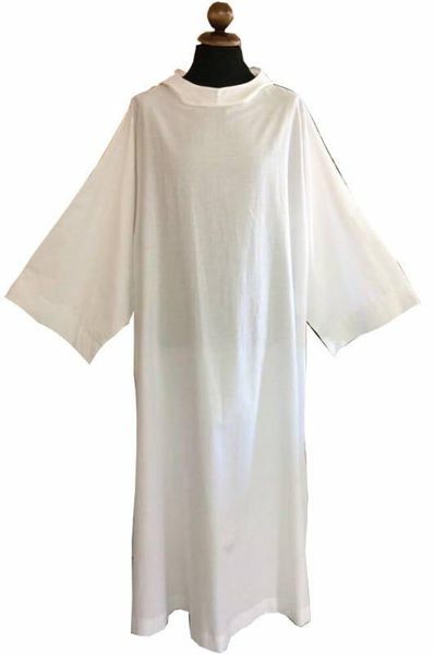 Picture of Monastic Priestly Alb Ivory Wool blend Liturgical Tunic
