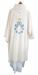 Picture of Marian Deacon Liturgical Dalmatic front and back Daisies light Polyester